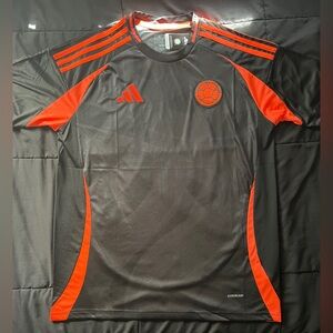Colombia Soccer Jersey XL Away Black Football Kit